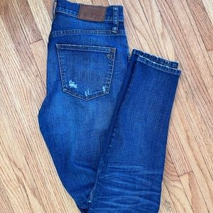 Madewell distressed skinny jeans
